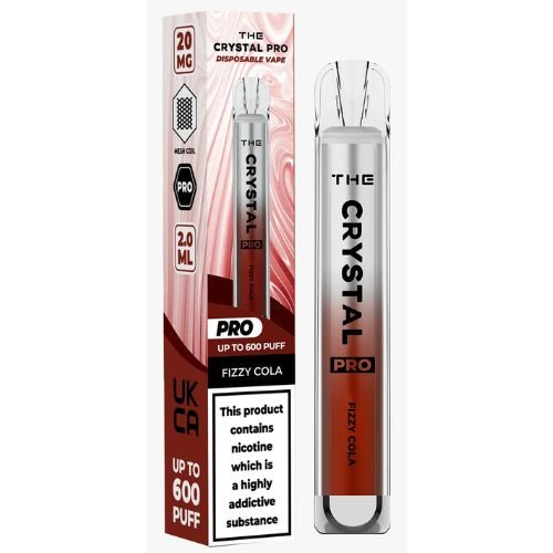 The Crystal Pro  Disposable Vape Pod , Fizzy Cola  Box of 10 